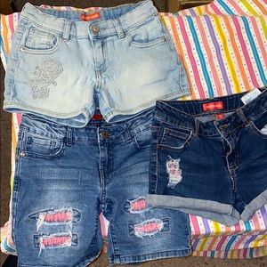 Girls Guess size 8 shorts and size 6 Bermudas